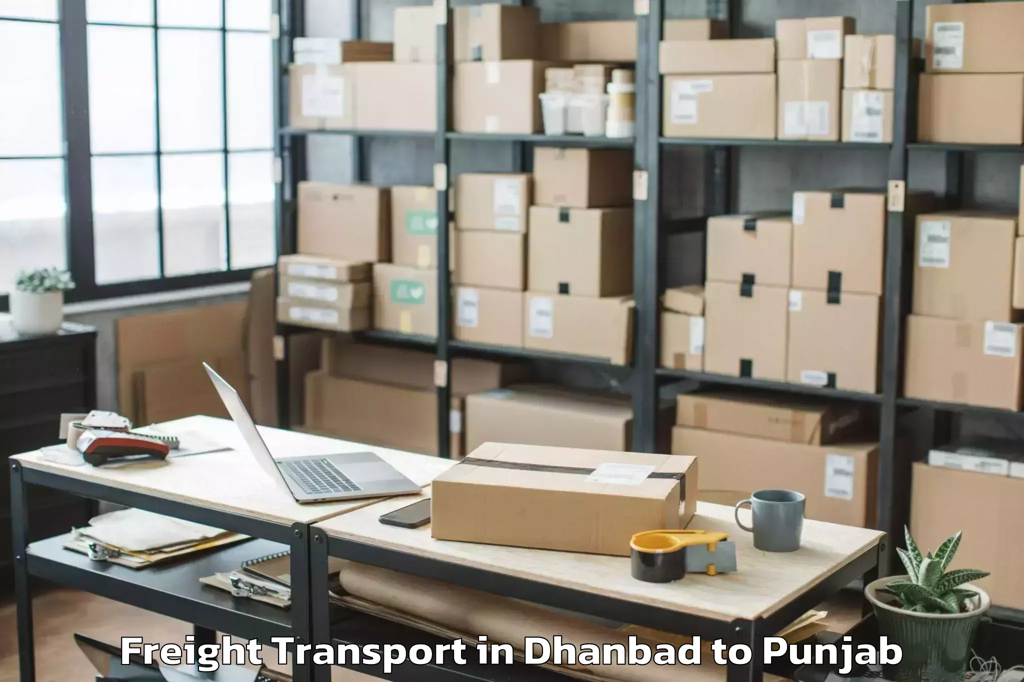 Dhanbad to Sultanpur Lodhi Freight Transport Booking